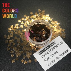 Frunze de artar pentru decor unghii FR07 Bronze